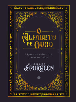 cover image of O Alfabeto de Ouro